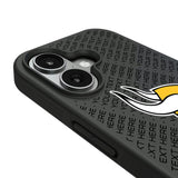 Minnesota Vikings Personalized EndZone Plus Bump Phone Case for Apple iPhone