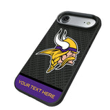 Minnesota Vikings Personalized EndZone Plus Bump Phone Case for Apple iPhone