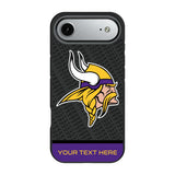 Minnesota Vikings Personalized EndZone Plus Bump Phone Case for Apple iPhone