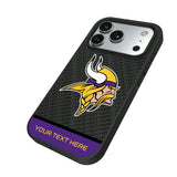 Minnesota Vikings Personalized EndZone Plus Bump Phone Case for Apple iPhone
