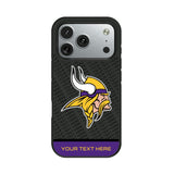 Minnesota Vikings Personalized EndZone Plus Bump Phone Case for Apple iPhone