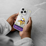 Minnesota Vikings Personalized EndZone Plus Glitter Phone Case for Apple iPhone