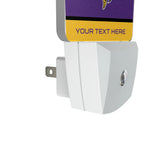 Minnesota Vikings Personalized Endzone Solid Night Light 2-Pack