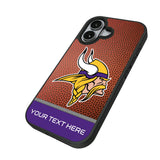 Minnesota Vikings Personalized Football Bump Phone Case for Apple iPhone