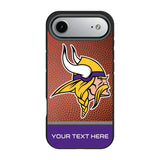 Minnesota Vikings Personalized Football Bump Phone Case for Apple iPhone