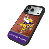 Minnesota Vikings Personalized Football Bump Phone Case for Apple iPhone