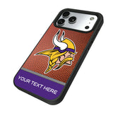 Minnesota Vikings Personalized Football Bump Phone Case for Apple iPhone
