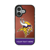 Minnesota Vikings Personalized Football Bump Phone Case for Apple iPhone