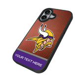 Minnesota Vikings Personalized Football Bump Phone Case for Apple iPhone