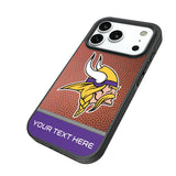 Minnesota Vikings Personalized Football Bump Phone Case for Apple iPhone