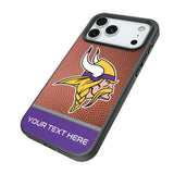 Minnesota Vikings Personalized Football Bump Phone Case for Apple iPhone