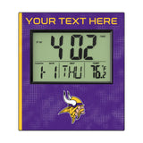 Minnesota Vikings Personalized Hatch Wall Clock