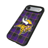 Minnesota Vikings Plaid MagSafe Compatible Phone Case for Apple iPhone