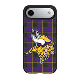 Minnesota Vikings Plaid MagSafe Compatible Phone Case for Apple iPhone