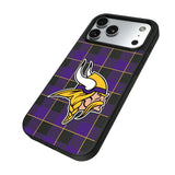 Minnesota Vikings Plaid MagSafe Compatible Phone Case for Apple iPhone