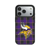 Minnesota Vikings Plaid MagSafe Compatible Phone Case for Apple iPhone