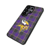 Minnesota Vikings Plaid MagSafe Compatible Phone Case for Samsung Galaxy 26 Series