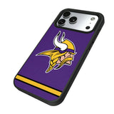 Minnesota Vikings Stripe Bump Phone Case for Apple iPhone