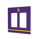 Minnesota Vikings Stripe Hidden-Screw Light Switch Plate