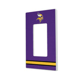 Minnesota Vikings Stripe Hidden-Screw Light Switch Plate