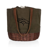 Denver Broncos - Coronado Canvas and Willow Basket Tote