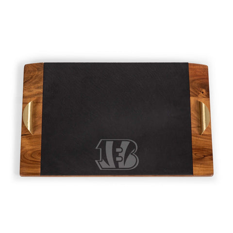 Cincinnati Bengals - Covina Acacia and Slate Serving Tray