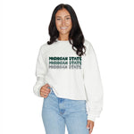 Michigan State Drip Crewneck