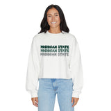 Michigan State Drip Crewneck