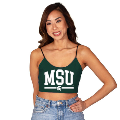 Michigan State Green Spaghetti Tank