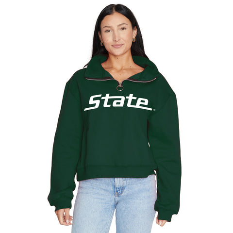 Michigan State Quarter Zip Sweatshirt