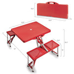 Tampa Bay Buccaneers - Picnic Table Portable Folding Table with Seats