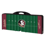 Florida State Seminoles Football Field - Picnic Table Portable Folding Table with Seats