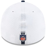 Men's Dallas Cowboys New Era White/Navy 2024 NFL Training Camp 39THIRTY Flex Hat