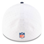 Men's New Era White/Navy Dallas Cowboys 2025 NFL Training Camp 39THIRTY Flex Hat