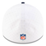 Men's New Era White/Navy Dallas Cowboys 2025 NFL Training Camp 39THIRTY Flex Hat