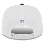 Men's New Era White/Navy Dallas Cowboys 2025 NFL Training Camp 9SEVENTY Adjustable Hat