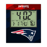 New England Patriots Color Block Wall Clock