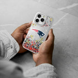 New England Patriots Confetti Glitter Phone Case for Apple iPhone