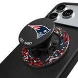 New England Patriots Confetti PopSockets Magnetic Phone Grip and Stand