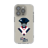 New England Patriots Deco Clear Phone Case for Apple iPhone