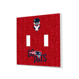 New England Patriots Deco Hidden-Screw Light Switch Plate
