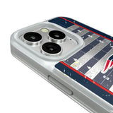 New England Patriots Field Glitter Phone Case for Apple iPhone