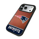 New England Patriots Football Wordmark Bump Phone Case for Apple iPhone