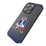 New England Patriots Historic Collection Linen Black Bling Phone Case for Apple iPhone