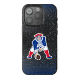 New England Patriots Historic Collection Linen Black Bling Phone Case for Apple iPhone