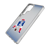 New England Patriots Historic Collection Linen Clear Phone Case for Samsung Galaxy