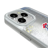 New England Patriots Historic Collection Linen Glitter Phone Case for Apple iPhone