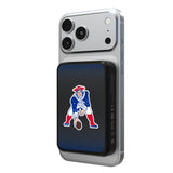 New England Patriots Historic Collection Linen Wireless Mag Power Bank