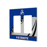 New England Patriots Historic Collection Passtime Hidden-Screw Light Switch Plate