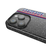 New England Patriots Historic Collection Sidebar Black Bling Phone Case for Apple iPhone